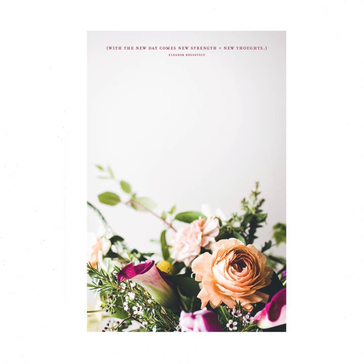 New Day Notepad for wholesale by The Pen + Piper