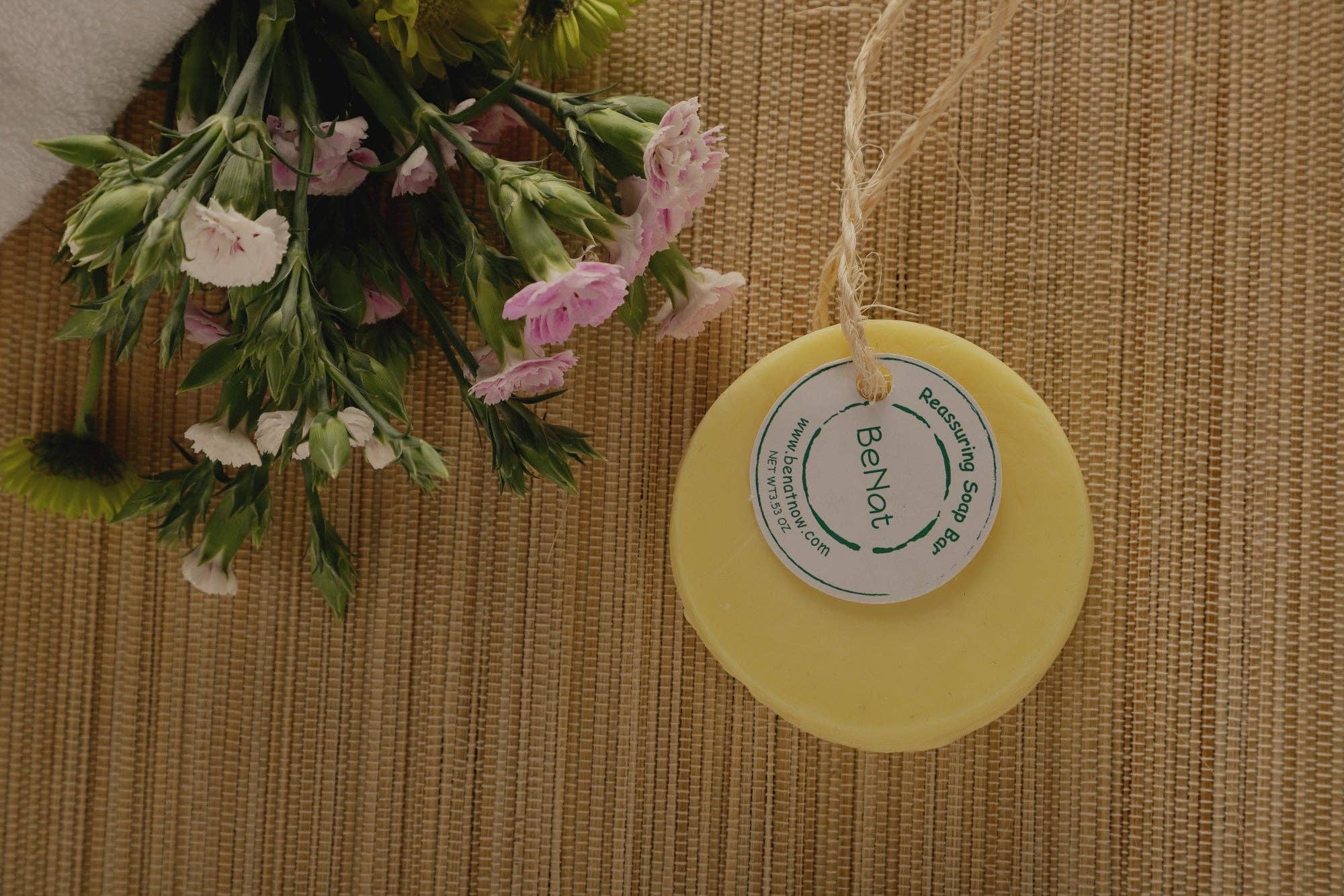 VIAI Beauty - Wholesale Bar Soap - BENAT Reassuring Soap Bar. Wheat, Olive, and Almond Oil.9