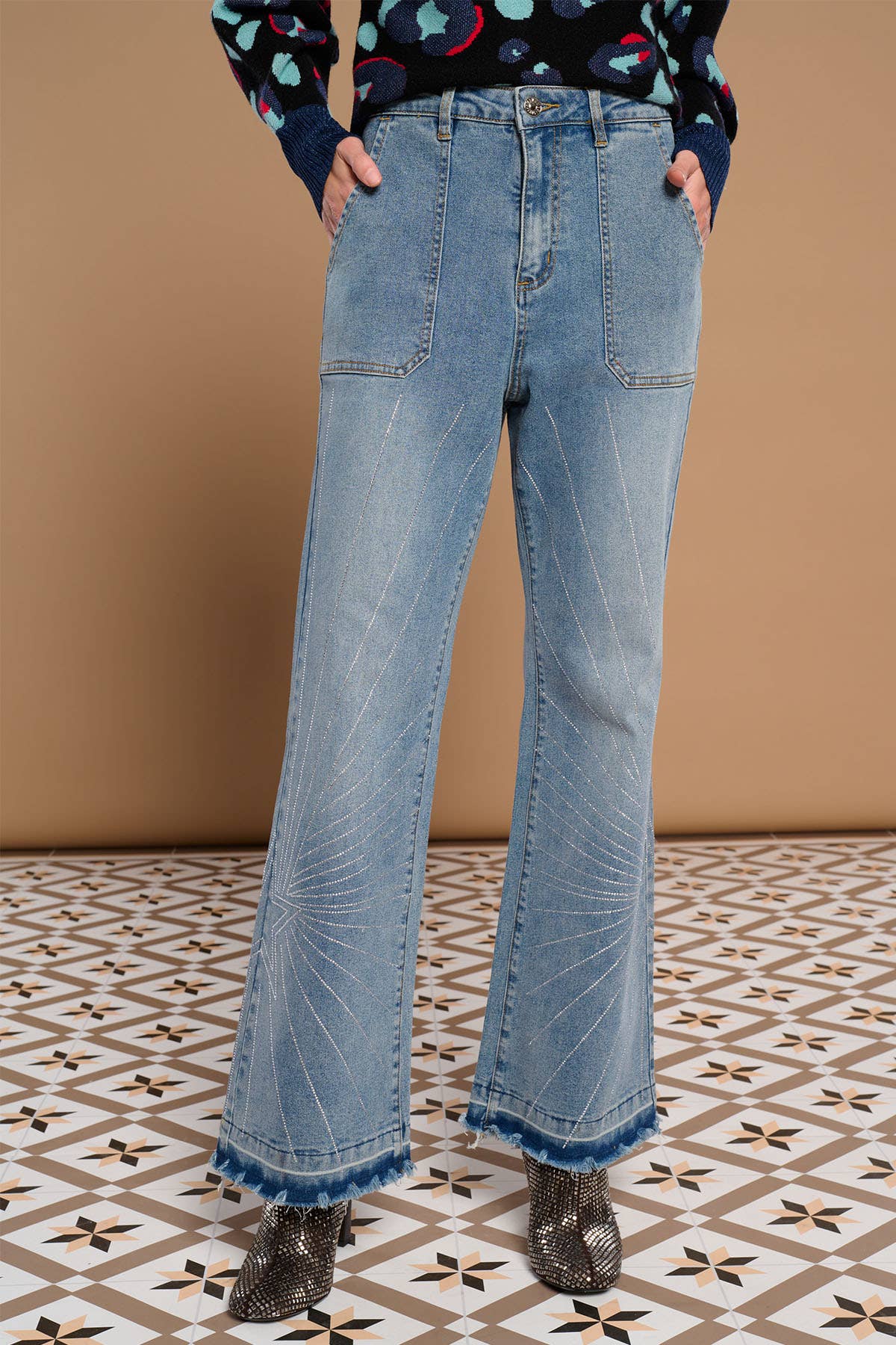 Blue LELIA JEANS for wholesale on Faire0