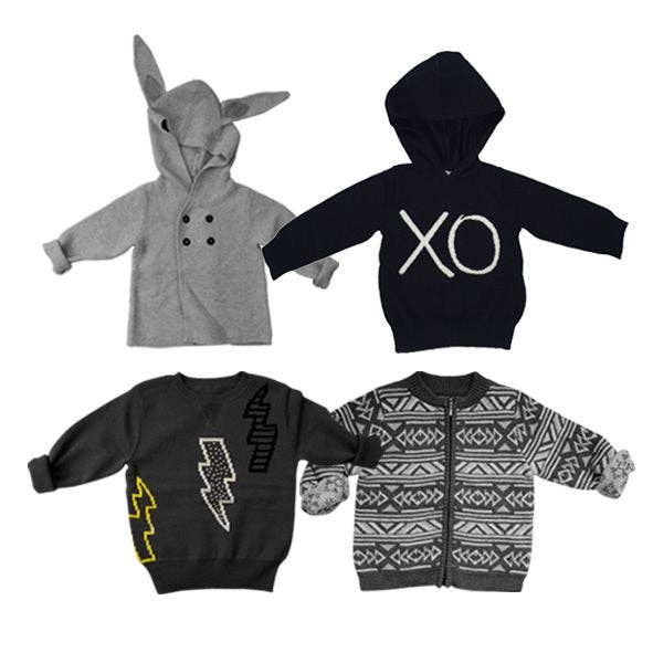 Organic Cotton Knit Jackets and Pullovers for wholesale by Earth Baby Outfitters