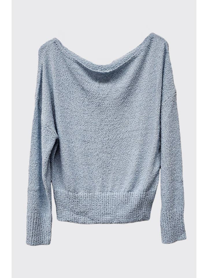 ILLA ILLA - Wholesale Knit Sweater - Women's - Knit Off Shoulder Sweater16