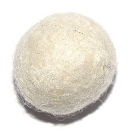 Fais-le toi-même - Vendita all'ingrosso Attrezzature per lavoretti e fai da te - Palla in feltro di lana 20 mm Bianco0
