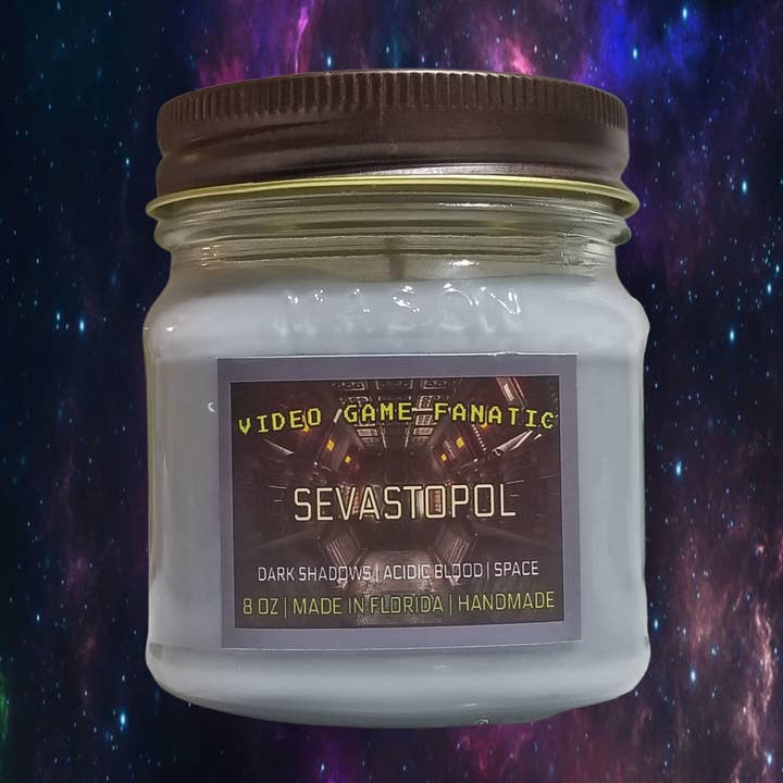 Slaps Candles - Wholesale Jar/Filled Candle - Alien Isolation Inspired Video Game Candle | Mason Jar0