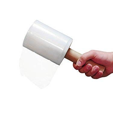 Tapix - Wholesale Craft Tool - Industrial Grade Stretch Film Hand Roll Stretch Wrap 5" X 1000 Feet Strong 80 Gauge with Extended Handle7