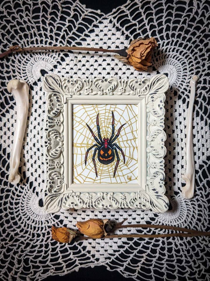 SpiderJack #3 - Original Mini Painting for wholesale by Studio Umbralux