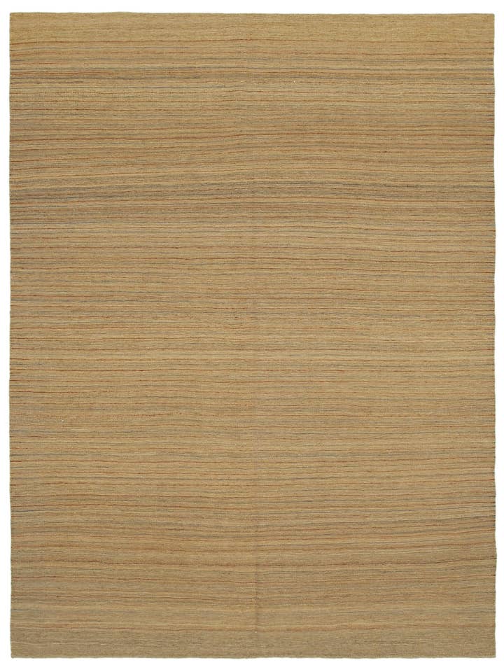 7x9 Yellow Contemporary Kilim Rug - 30140 for wholesale by RUG N CARPET
