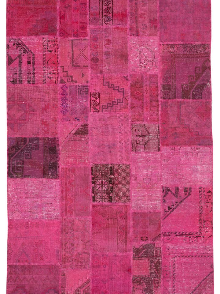 Tapis Patchwork Rose 7x10 - 31545 pour la vente par RUG N CARPET