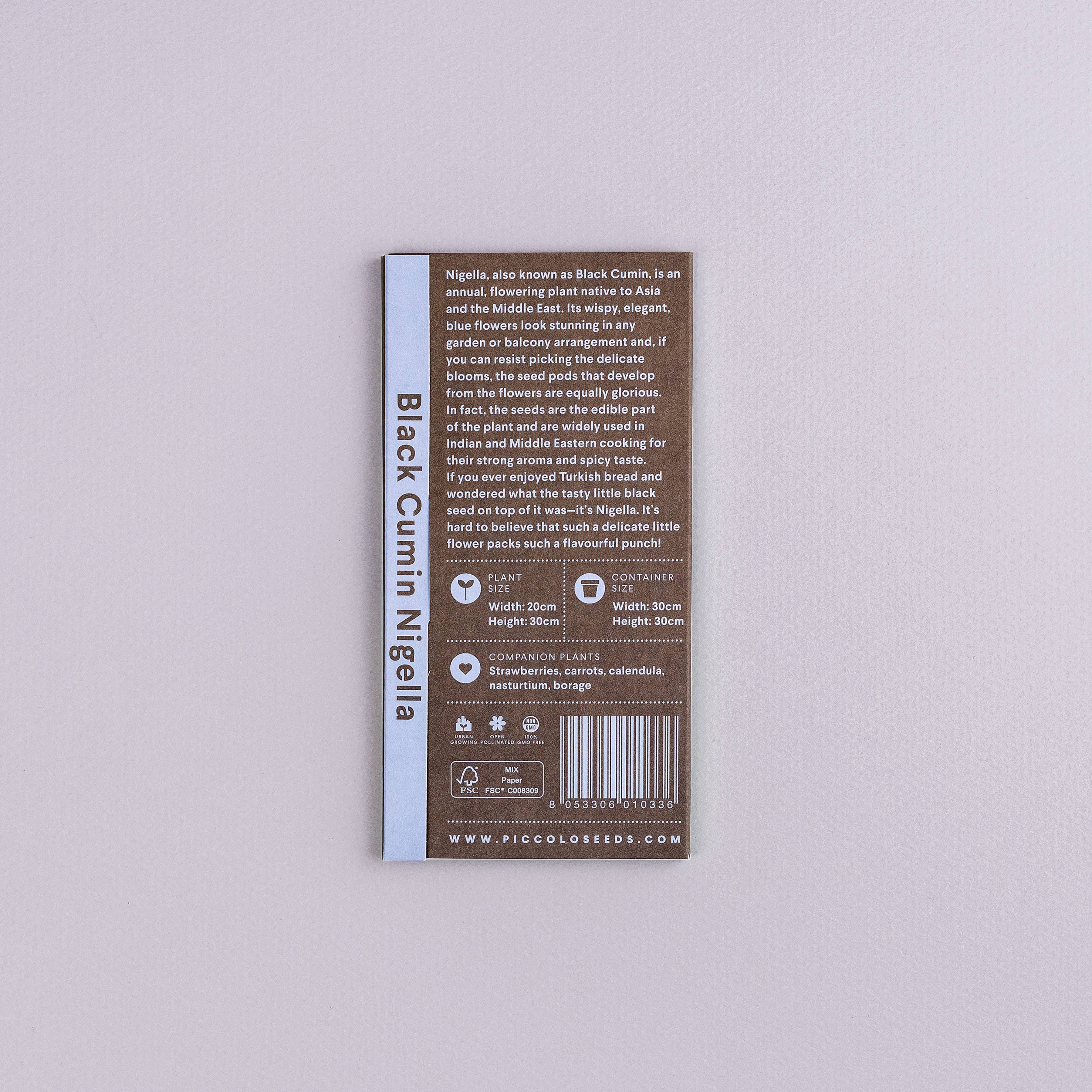 Piccolo Seeds - Wholesale Plant Seeds - Nigella Black Cumin2