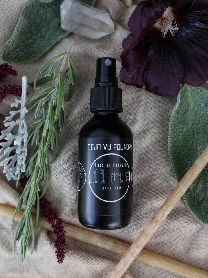 Full Moon Charged Sage & Lavender Energy Clearing Spray 2oz for wholesale by Deja Vu Foundry