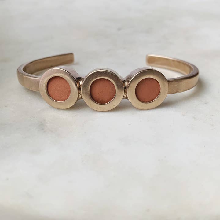 Mimosa Handcrafted - Wholesale Cuff Bracelet - ESSENTIAL OIL DIFFUSER CUFF