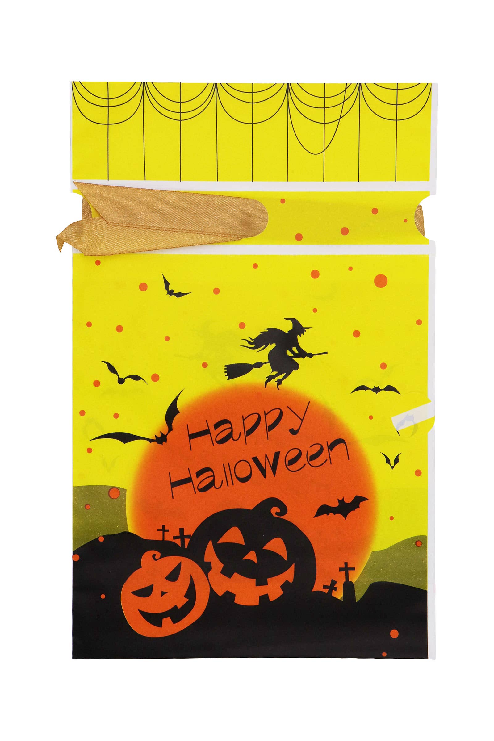 ASSORTED Halloween Drawstring Plastic Treat Bag - 48 Pcs for wholesale on Faire5