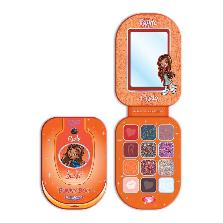Rude Cosmetics - Venta al por mayor Paleta de sombras de ojos - Paleta de Sombras de Ojos Bratz Sasha - Bunny Boo