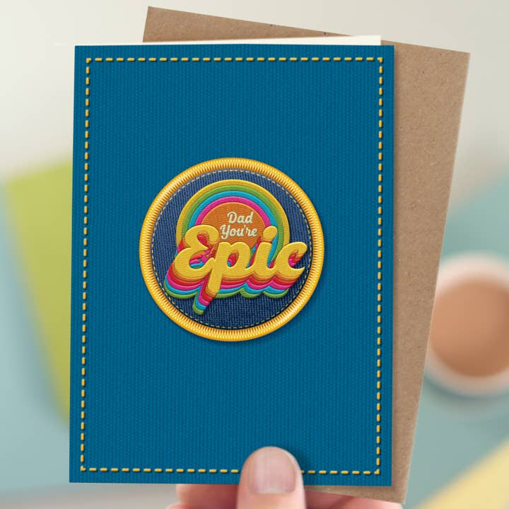 NAP75 Karte für Papa, Papa du bist episch für den Großhandel von The Typecast Gallery