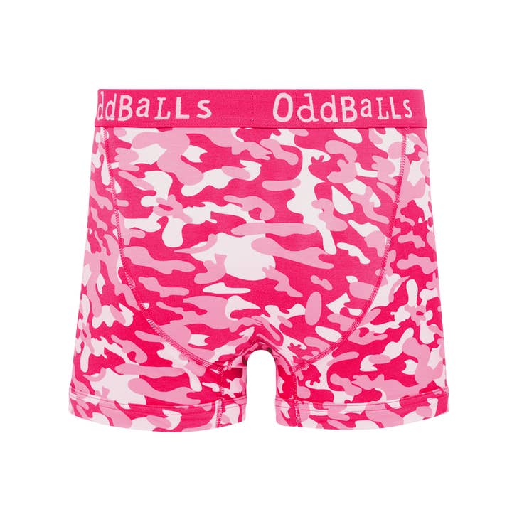 OddBalls – wholesale Underwear – Men's – Pink Commando - Mens Cotton Boxer Shorts1