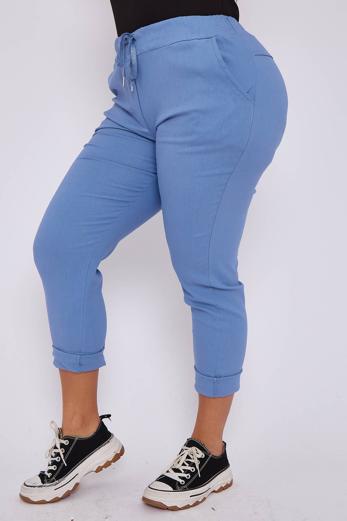 Superbia – Engroshandel Bukser - Dame – Premium bomuldsrige strækbare magiske bukser - Én størrelse UK 10-2012