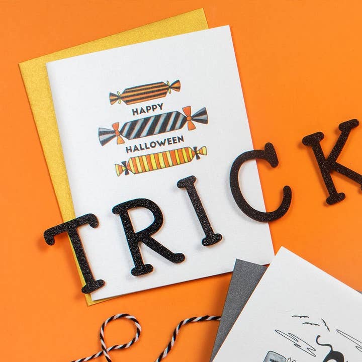 "HALLOWEEN CANDY" HALLOWEEN CARD for wholesale by LO in LONDON®