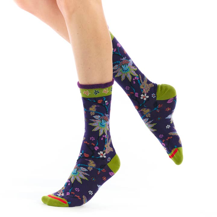 FIL DE JOUR - Wholesale Socks - Women's - Passiflora socks