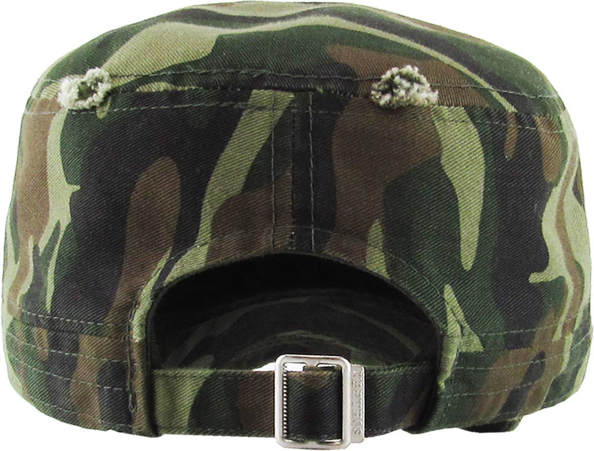 KBETHOS – wholesale Baseball cap – Men's – Distressed Army Cap (Adjustable)6