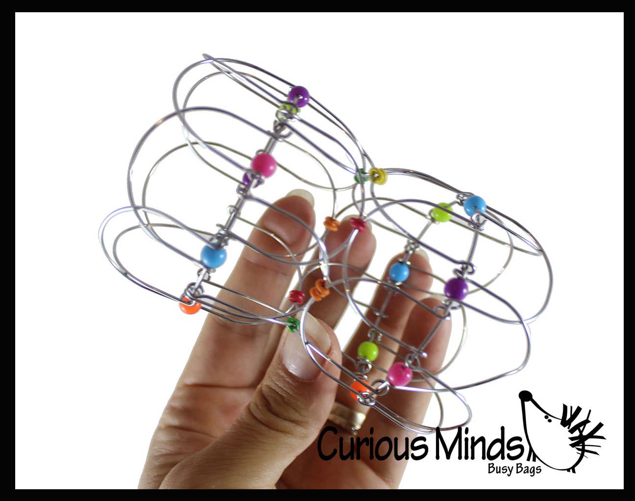 Curious Minds Toys - Wholesale Fidget Toy - Kids - 1 Wire Infinity Flower Magic Endless Folding Fidget Toy - Fl2