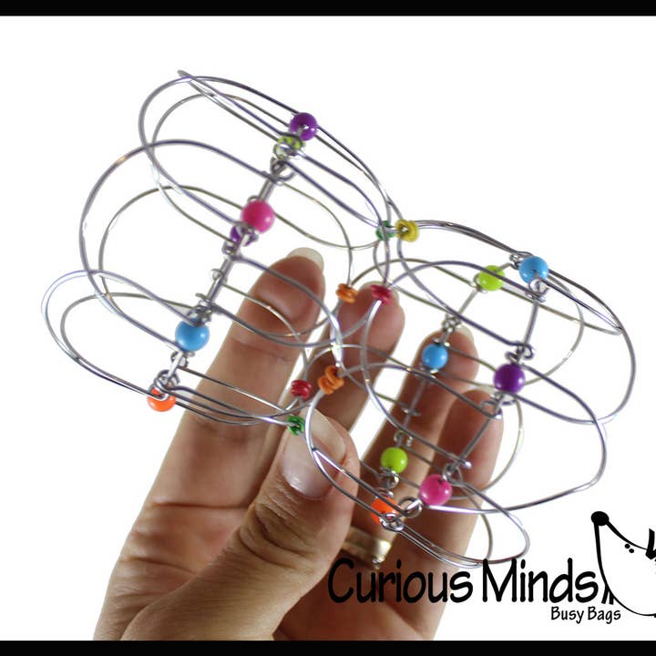 Curious Minds Toys - Wholesale Fidget Toy - Kids - 1 Wire Infinity Flower Magic Endless Folding Fidget Toy - Fl2