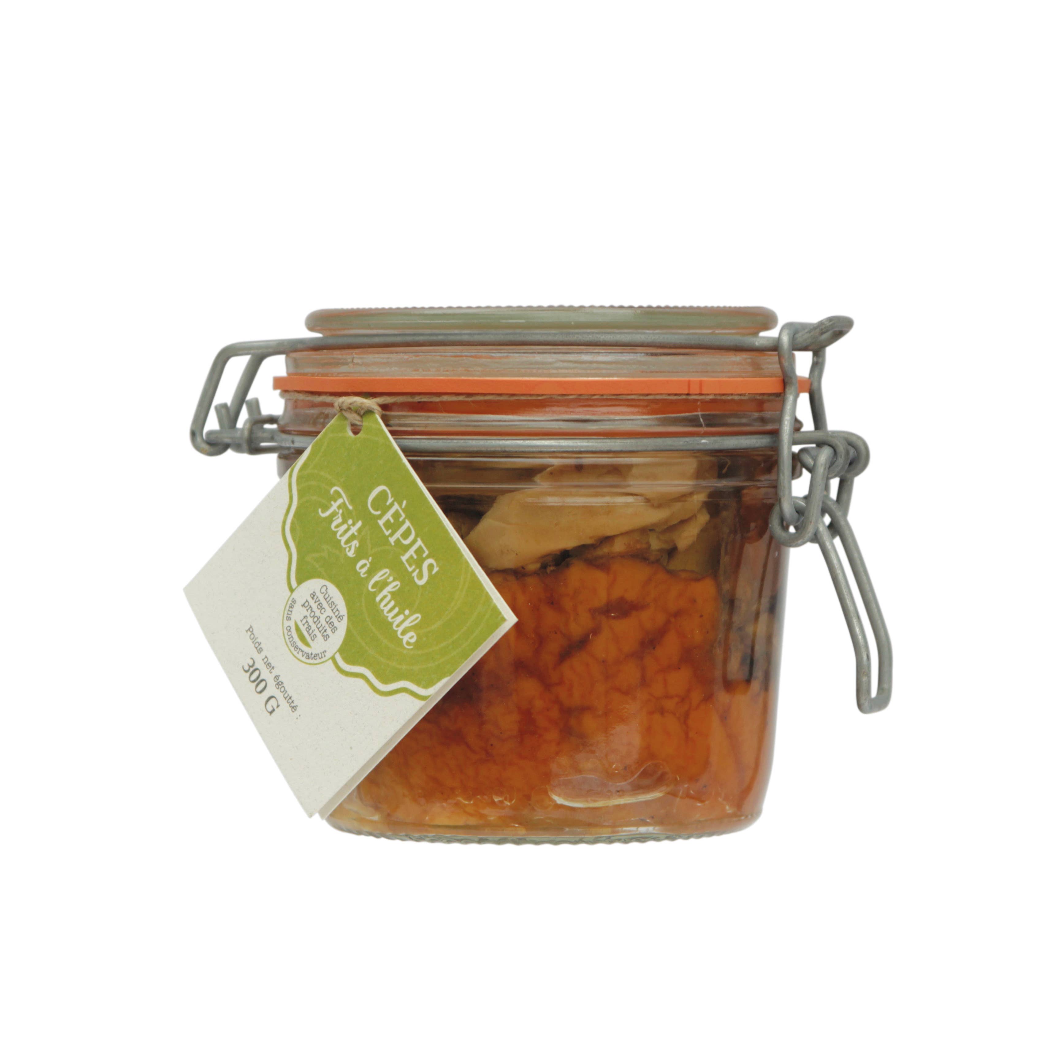 L'armoire A Conserves – wholesale Pickled vegetables – FRIED PORCINI MUSHROOMS IN OIL 300G