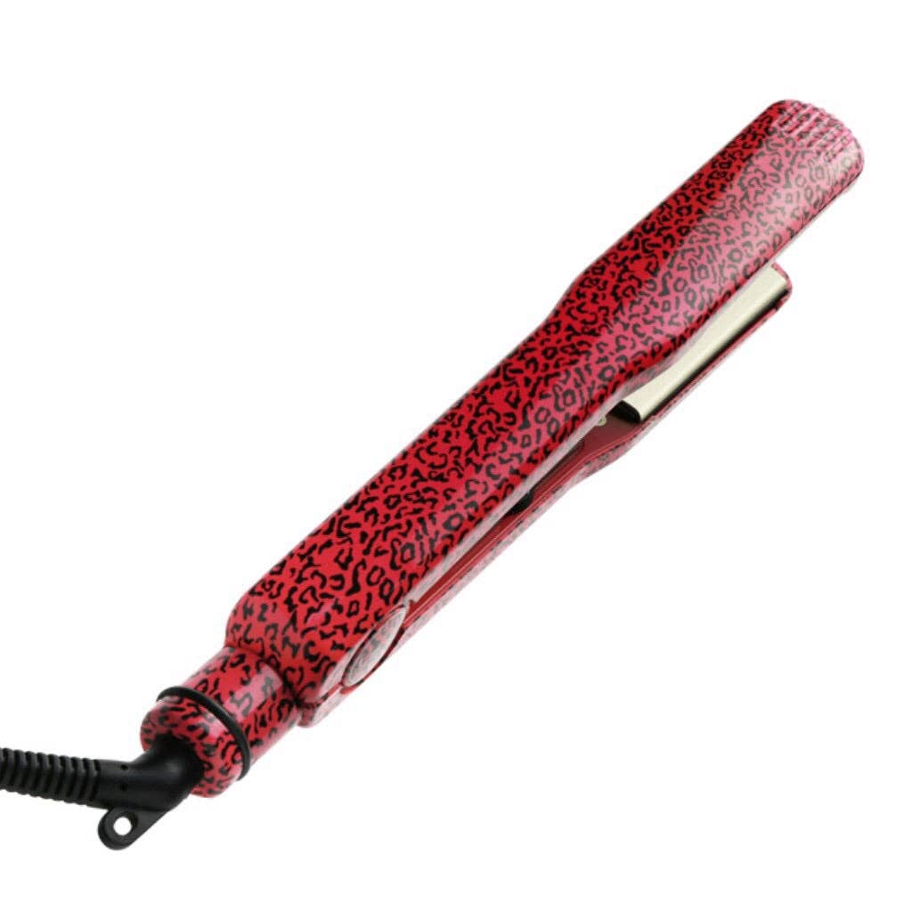 ISO Beauty - Wholesale Straightener/Flat Iron - ISO Beauty Omega Pink Leopard Titanium Flat Iron6