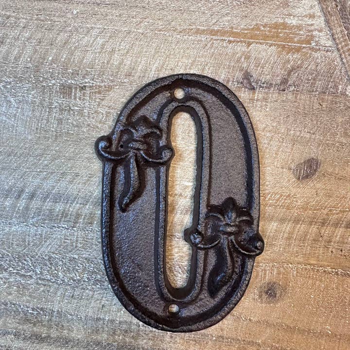 Vagabond Vintage - Wholesale Wall Accent - Vintage Cast Iron House Numbers