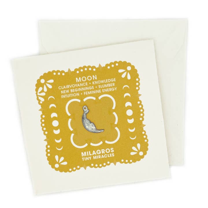 Satuit Trading Company - Wholesale Stationery/Notecard Set - MOON Milagro Notecard