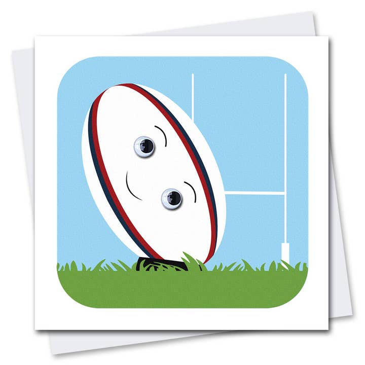 Rugby Birthday Card | Sport Cards | Sport Birthday Cards for wholesale by Stripey Cats Cards