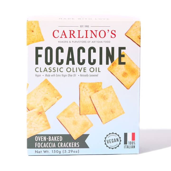 Carlino's Focaccine for wholesale by Carlino's Manufacturing & Importing Co.