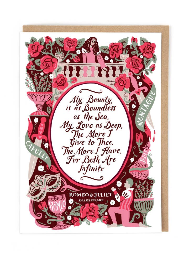 ROMÉO & JULIETTE pour la vente par Cath Tate Cards