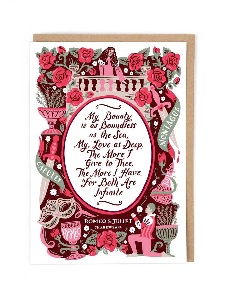ROMEO & JULIET for wholesale by Cath Tate Cards