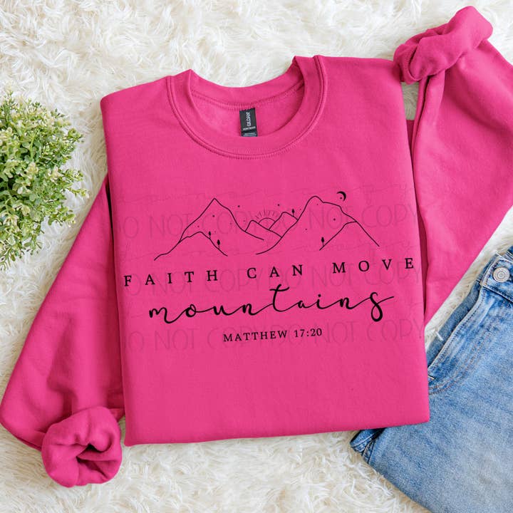 Tro kan flytte bjerge – Gildan sweatshirt for engroshandel hos Southern Heritage Outfitters