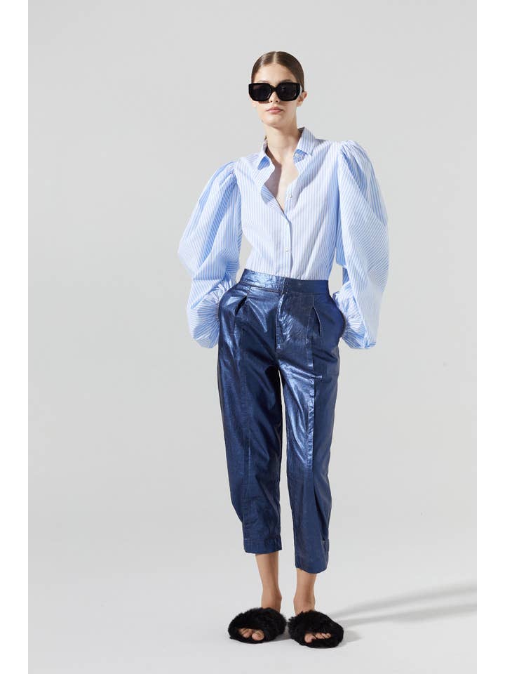Samba Cotton Poplin Shirt - Stripes for wholesale on Faire