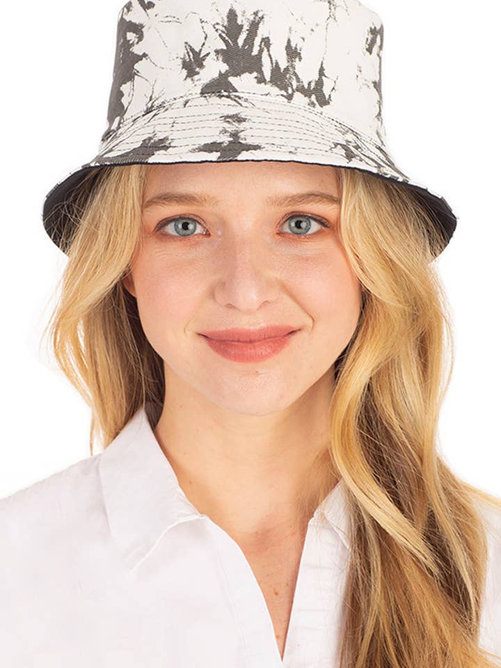 Tie Dye Reversible Bucket Hat for wholesale by Hana