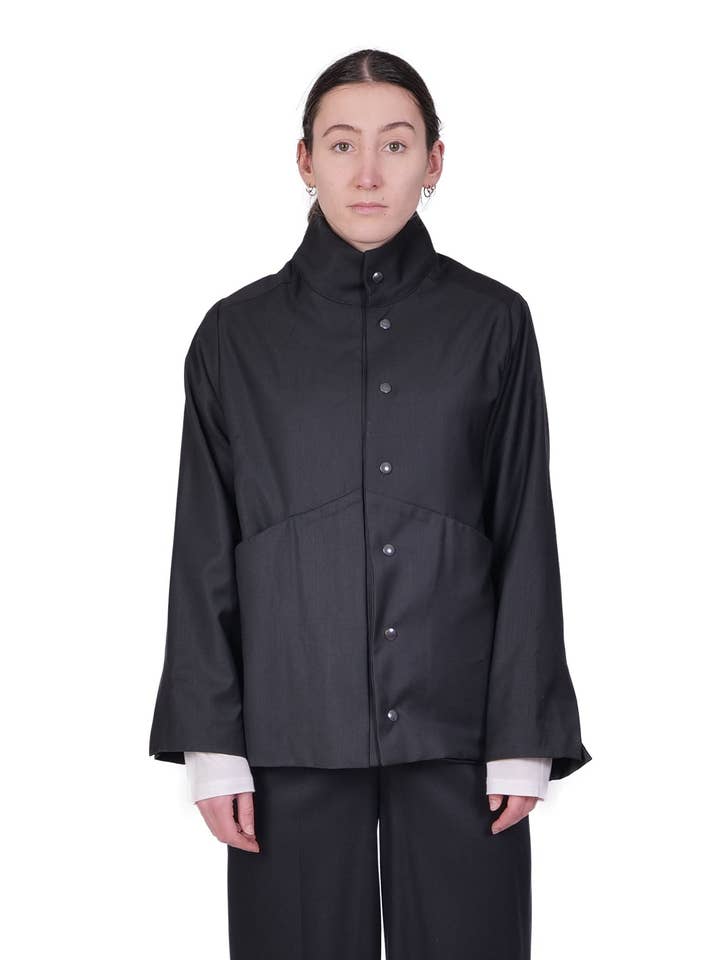 Veste WK en laine biologique (certificat GOTS) pour la vente par KOLO Berlin