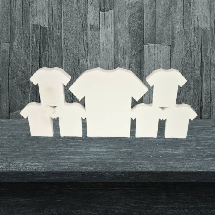 10mm Acrylic Football Shirt with 6 shirts for wholesale by Manchester Craft Blanks