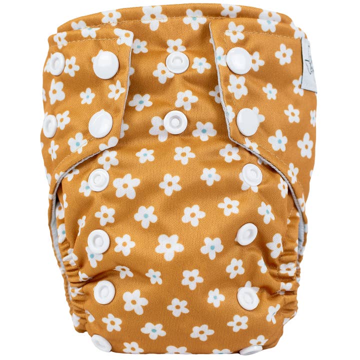 Texas Tushies LLC - Wholesale Diaper (Cloth) - Baby - Tiny Tushies Newborn AIO - Daisy13