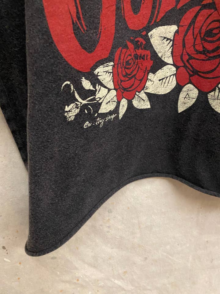 Country Deep Apparel - Wholesale Screen Printed T-Shirt - Women's - Outlaw Relaxed Cropped Acid wash T-shirt 6