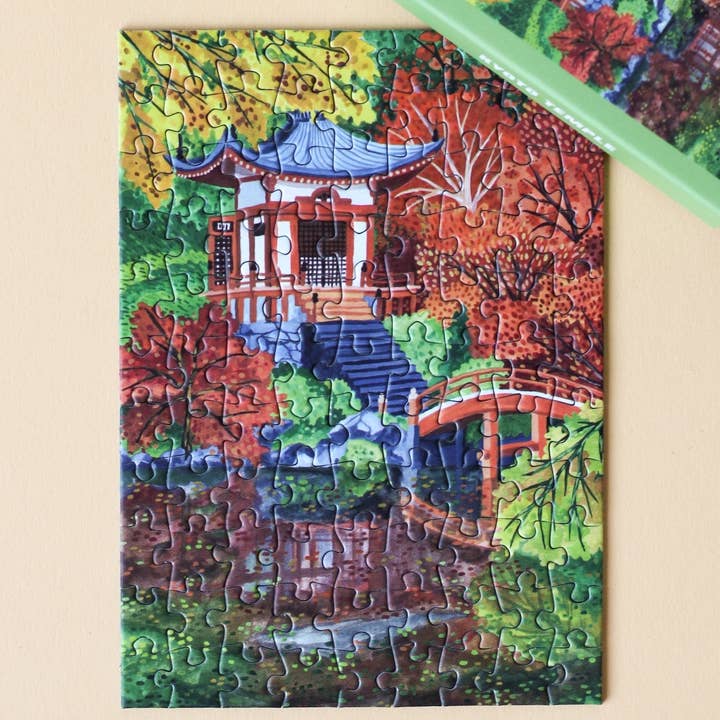 Piecely Puzzles - Wholesale Puzzle - Adult - Kyoto Temple mini puzzle, 99 pieces3