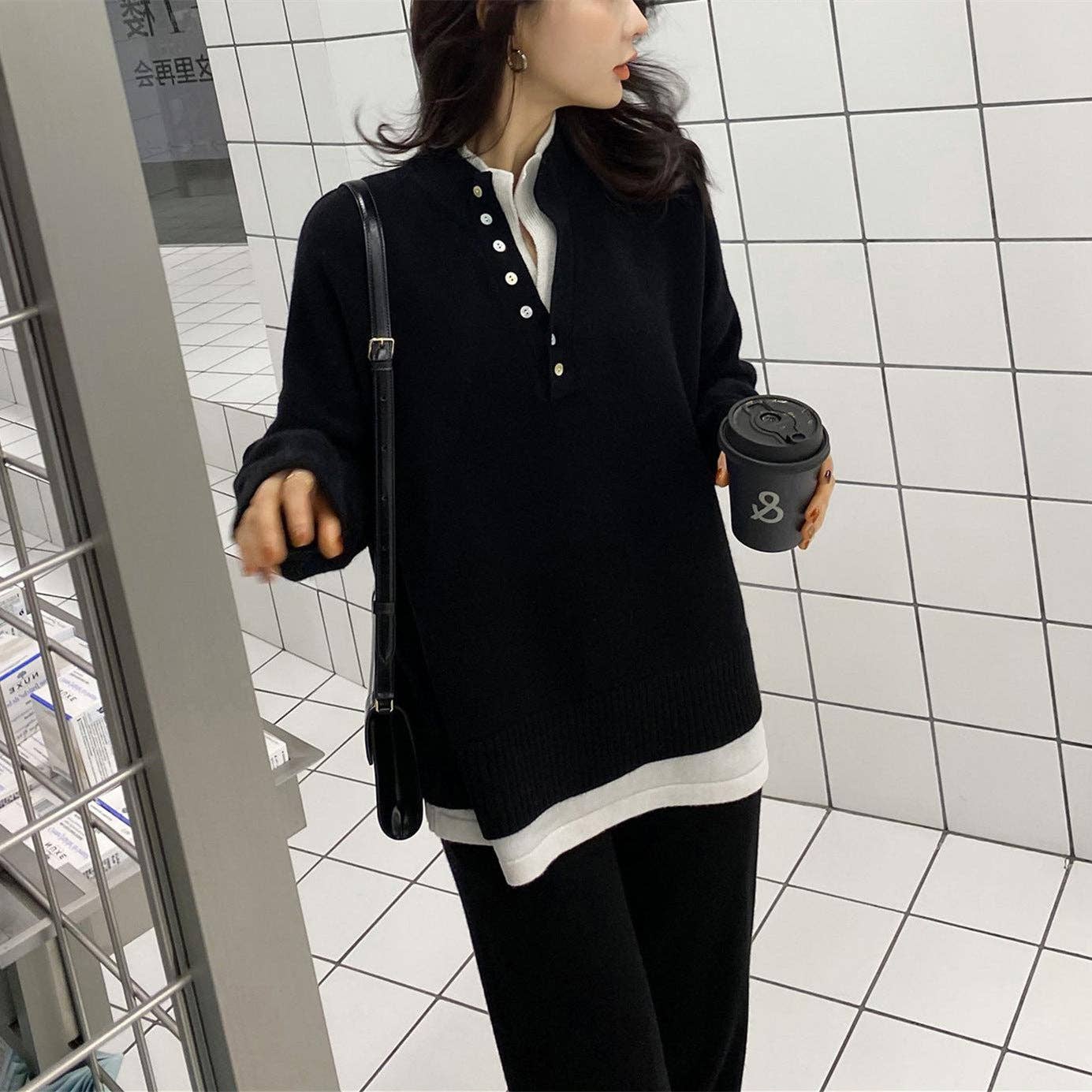 Marayn - Wholesale Lounge Set - Women's - Chic Knit Sweater  WideLeg Pants Autumn Set17