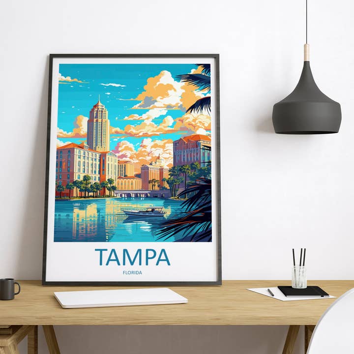 TravelzonaArt – wholesale Poster – Tampa USA Travel Poster3