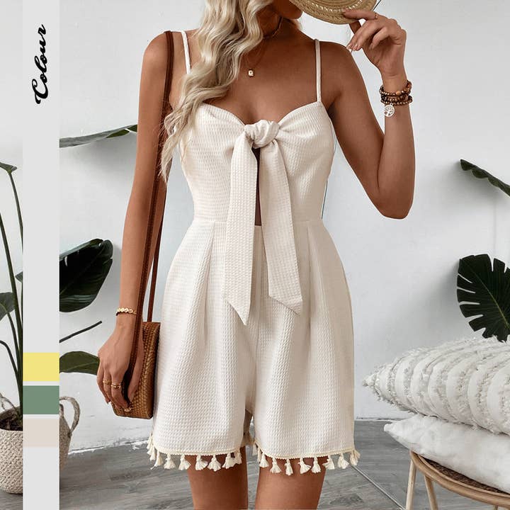 Mono sin espalda con lazada y estilo desenfadado para venta al por mayor de onatorobi