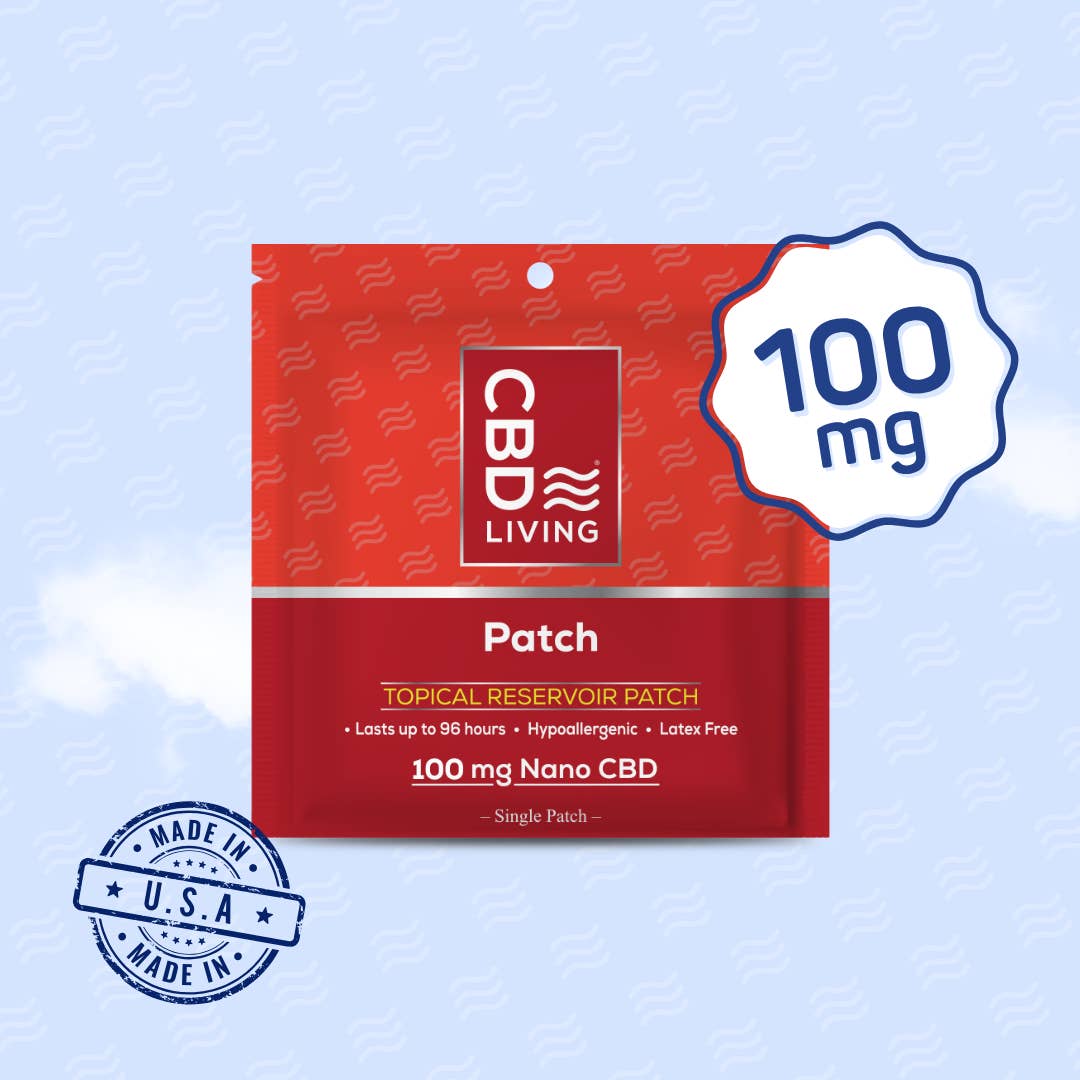 CBD Living - Wholesale CBD Other - Topical - CBD Topical Relief Patch 100 mg