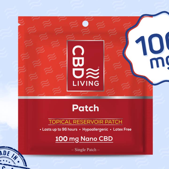 CBD Topical Relief Patch 100 mg for wholesale by CBD Living