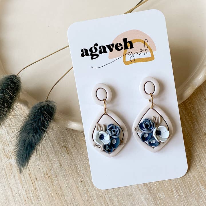 Agaveh girl - Wholesale Dangle Earrings - Bluebell Handmade Dangle Earrings