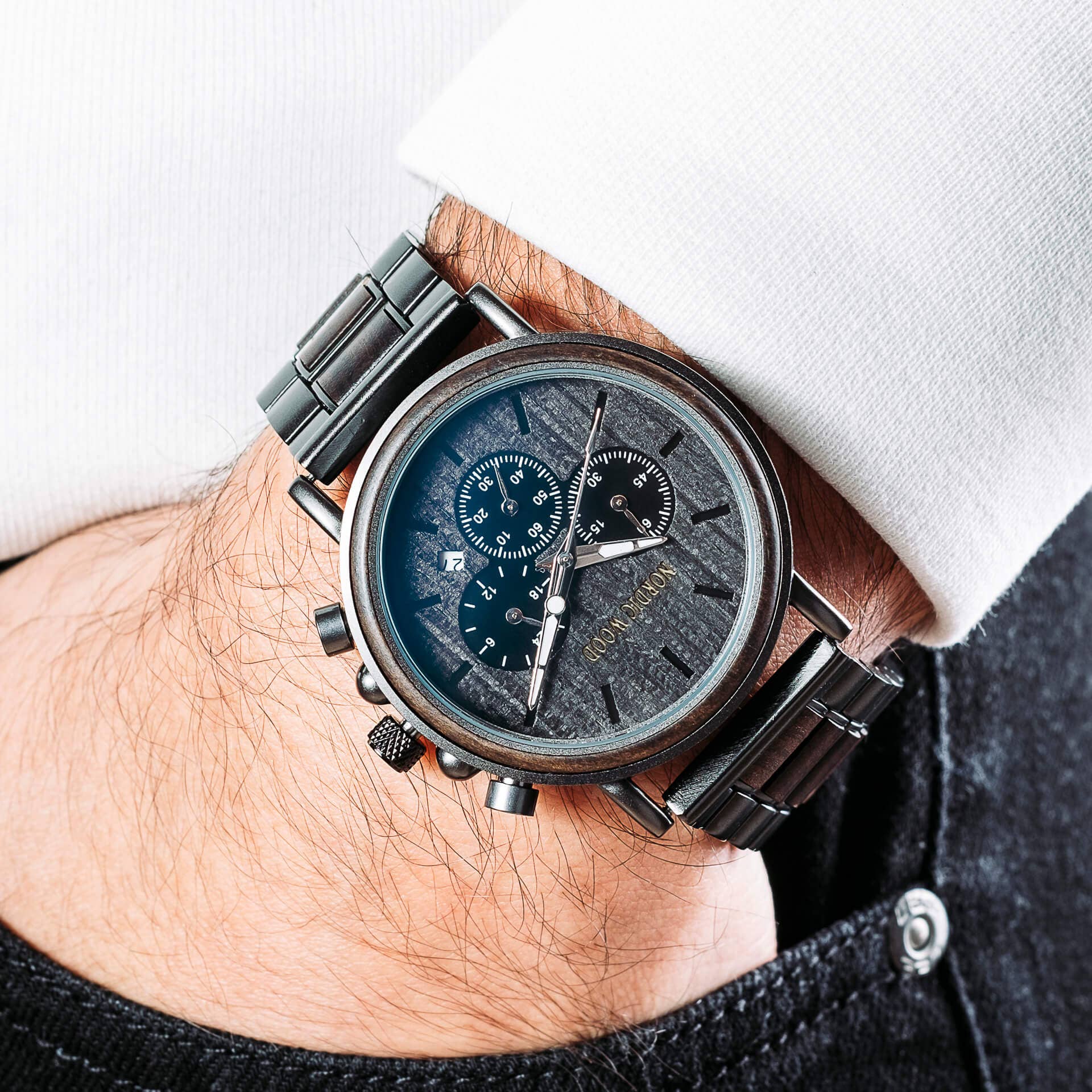 Nordic Wood - Wholesale Wrist Watch - Men's - Tangra1