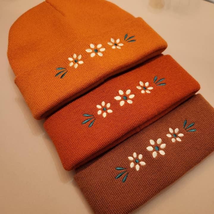 Erica Alfaro Designs - Wholesale Beanie - Women's - Señora Embroidered Beanies4