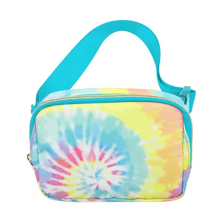 Varsity Collection Tie Dye Fanny Waist Pack Belt Bag for wholesale by Mavi Bandz
