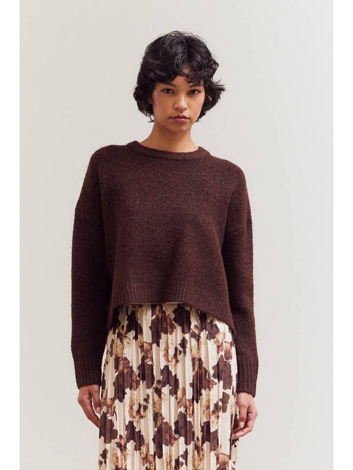 Grade & Gather - Wholesale Knit Top - Women's - 42051 - ROUND NECK CASUAL KNIT TOP6